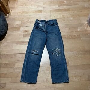 Levi's Relaxed Fit Distressed Blue Jeans